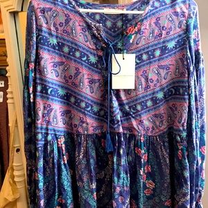 NWT Spell City Lights blouse